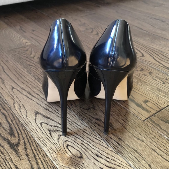 Aldo Dark Blue Patent Leather Stiletto - Size 7 - Picture 4 of 7